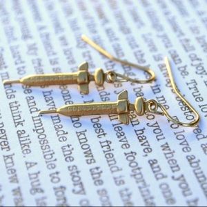 Nurse Earrings - Needles, Shots